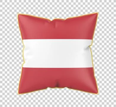 Pillow with the flag of Austria イラスト素材
