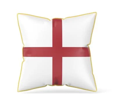 Pillow with the flag of England Illustration