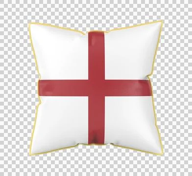 Pillow with the flag of England Illustration