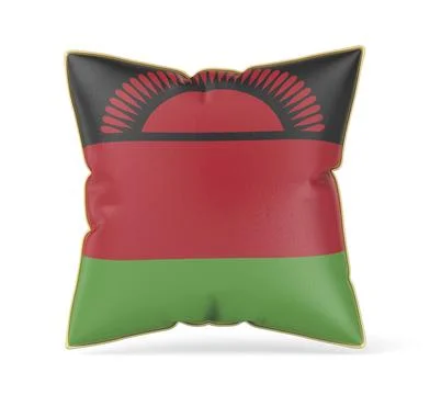 Pillow with the flag of Malawi Illustration