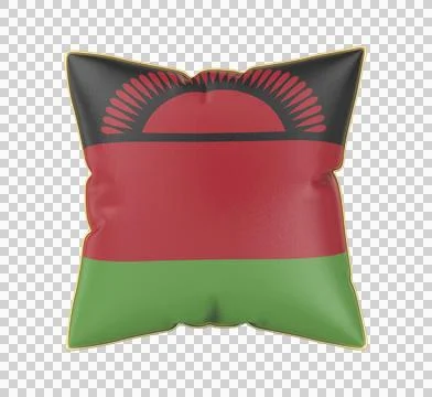 Pillow with the flag of Malawi Illustration