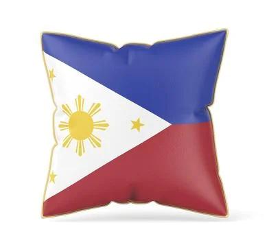 Pillow with the flag of the Philippines Illustration