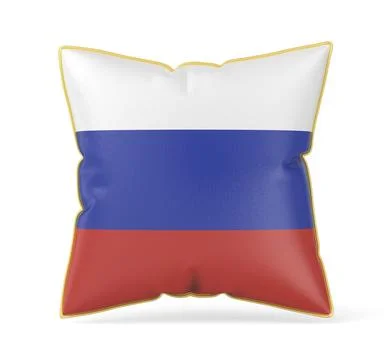 Pillow with the flag of Russia Stock Illustration