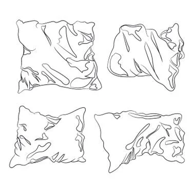 Pillow lines, vector Stock Illustration