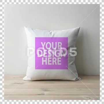 Pillow mockup on the couch PSD Template