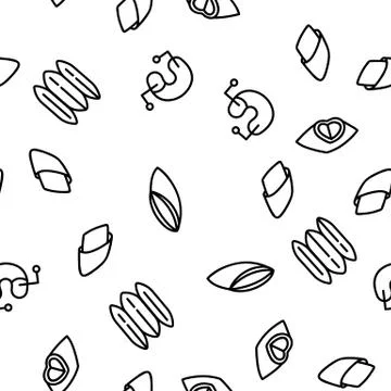 Pillow Orthopedic Vector Seamless Pattern 스톡 일러스트