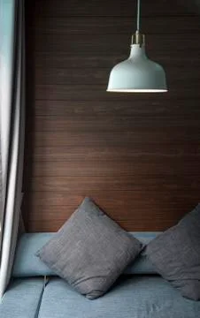 Pillow with part of sofa Stock Photos