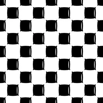 Pillow pattern seamless Stock Illustration