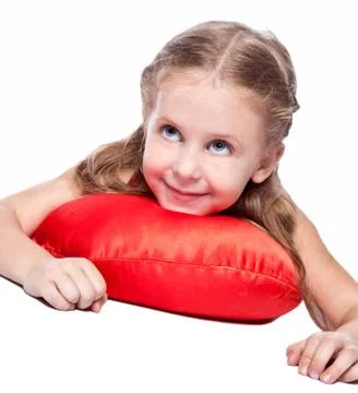 On the pillow Foto stock