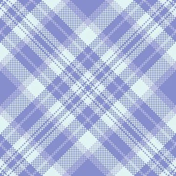 Pillow seamless vector texture, halftone fabric tartan plaid. Doodle textil.. Stock Illustration