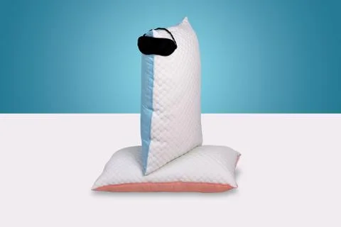 Pillow with sleeping Stock Photos
