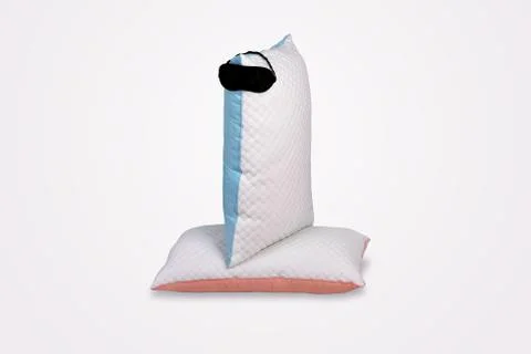 Pillow with sleeping Foto stock