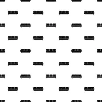 Pillow sofa pattern seamless Illustrazione stock
