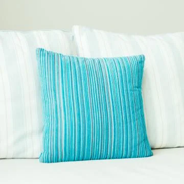 Pillow on sofa Stock Photos