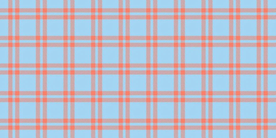Pillow vector plaid texture, india background fabric seamless. Woven textil.. Stock Illustration