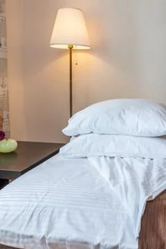 Pillows on bed Foto stock