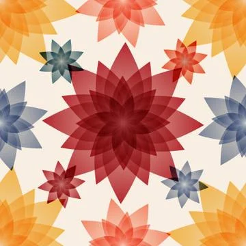 Pillows with flowers. Stock Illustration