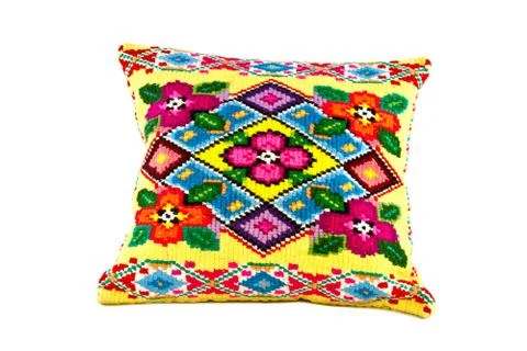 Pillows with a pattern Stock-Fotos