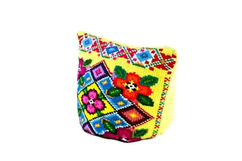 Pillows with a pattern Stockfoto's