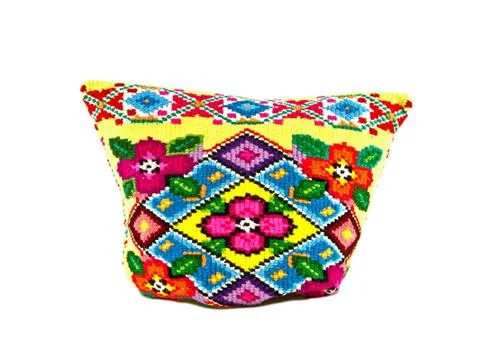 Pillows with a pattern Stockfoto's