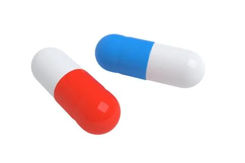 Pills - 3D illustration Stock Illustration