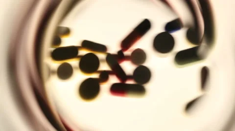 Pills and capsules Video stock 32243368