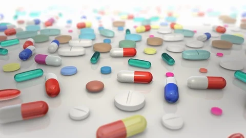Pills and Capsules Stock Footage 103637850