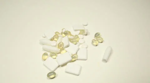 Pills and Tablets Stock Footage 22565375