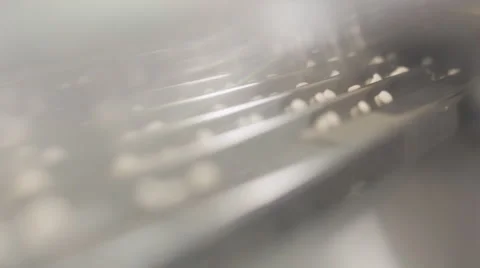 Pills being Prepared for Bottling Stock Footage 68643028