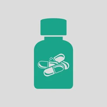Pills bottle icon Stock Illustration