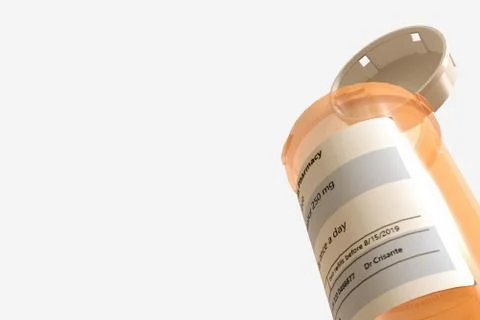 Pills bottle Stock Illustration