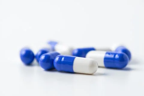 Pills capsules Stock Photos