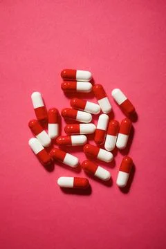 Pills close up Stock Photos