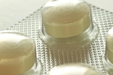Pills closeup Stock Photos