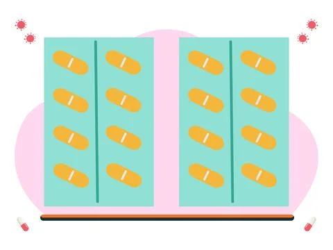Pills Concept Illustration Stock Illustration
