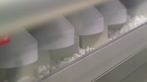 Pills factory at work Stock Footage 81903732