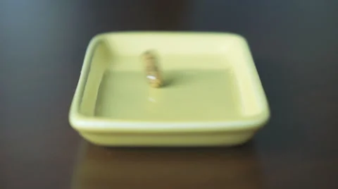 Pills fall into a container for tablets Stock Footage 61841794