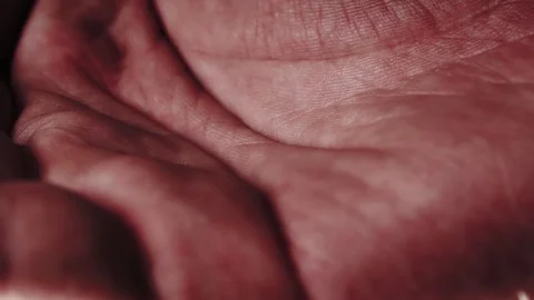 Pills falling in an open palm. Stock Footage 82877577