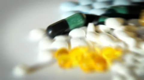 Pills Stock Footage 10701299