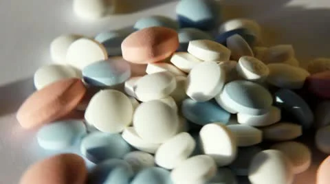 Pills Stock Footage 10704209