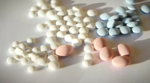 Pills Stock Footage 10704211