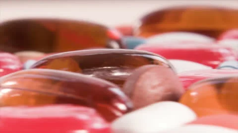 Pills Stock Footage 25148144