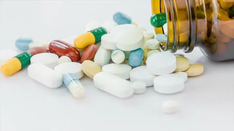 Pills Stock Footage 25148231