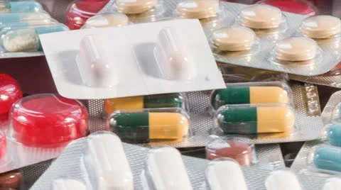 Pills Stock Footage 25148258