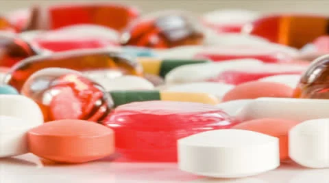 Pills Stock Footage 25148275
