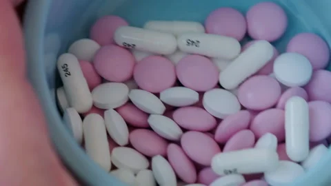 Pills Stock Footage 131198644