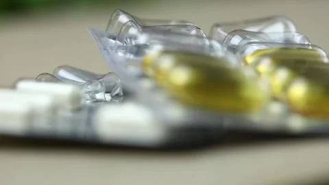 Pills Stock Footage 131864632