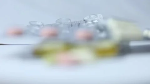 Pills Stock Footage 131864648