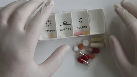 Pills Stock Footage 135037671