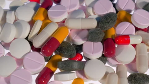 Pills  Stock Footage 194872852